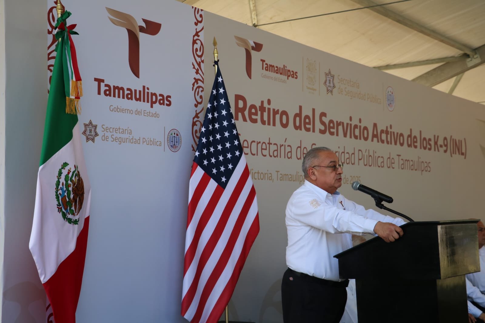 SSPT despide con honores a caninos retirados del servicio activo SSPT despide con honores a caninos retirados del servicio activo