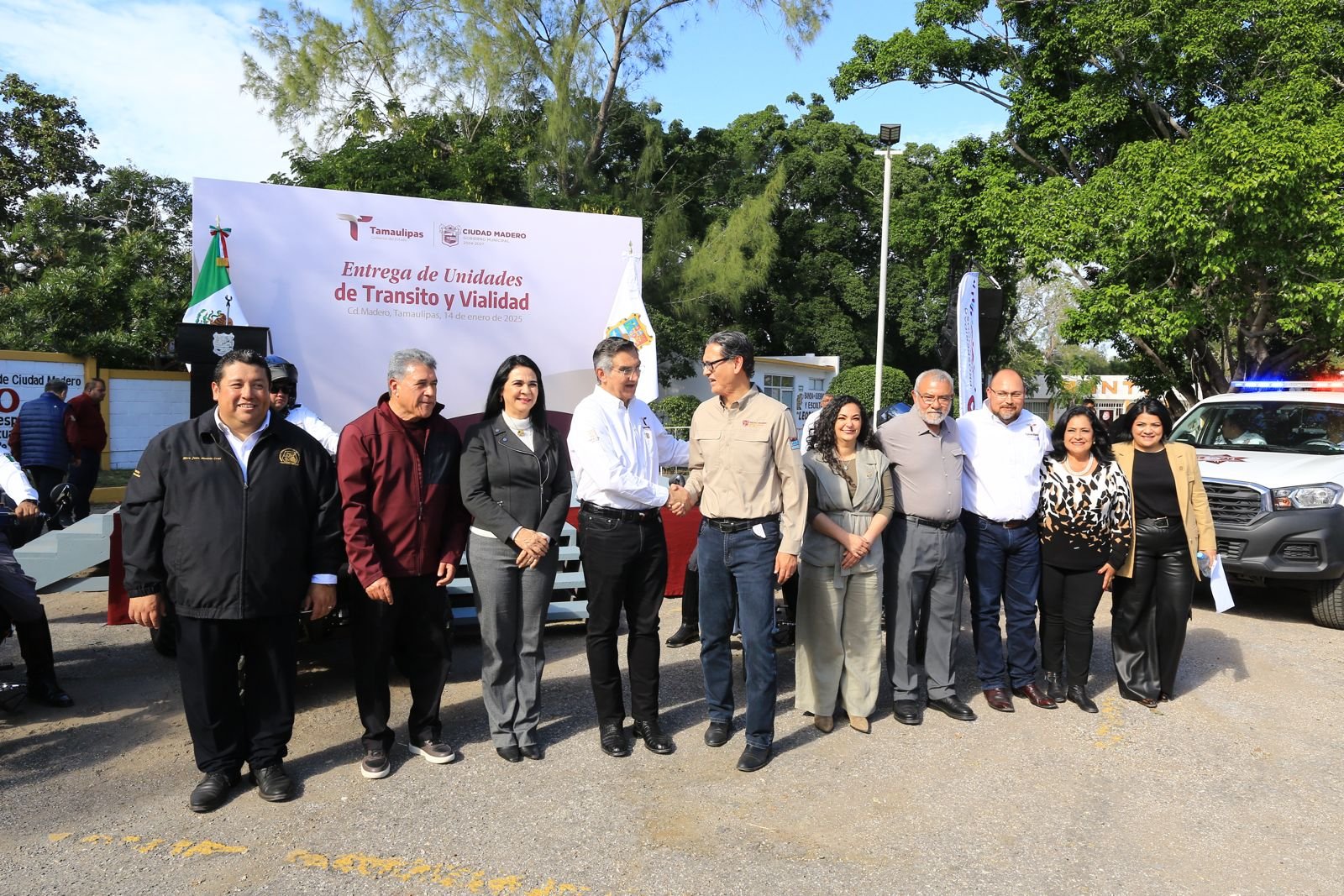 Inaugura Américo Museo de Geología y entrega parque vehicular a Tránsito en Ciudad Madero Inaugura Américo Museo de Geología y entrega parque vehicular a Tránsito en Ciudad Madero