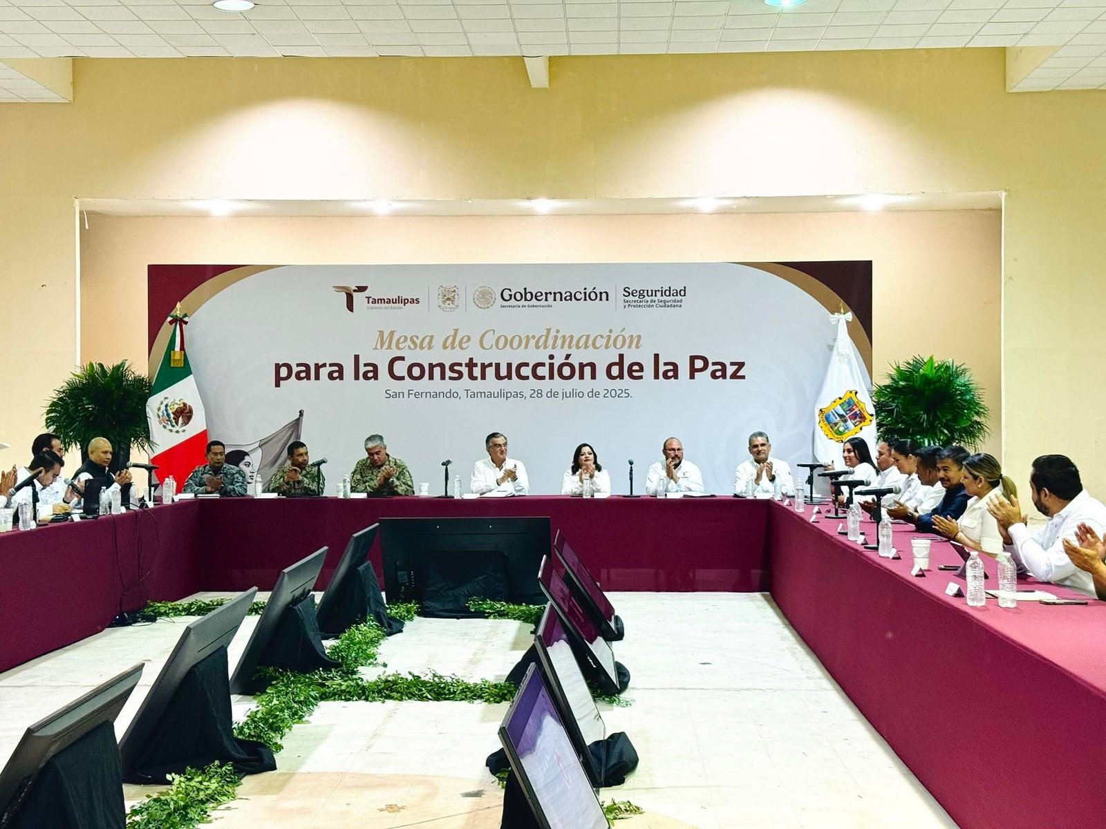 Gobernador Américo Villarreal y gobierno municipal de San Fernando refuerzan coordinación por la seguridad