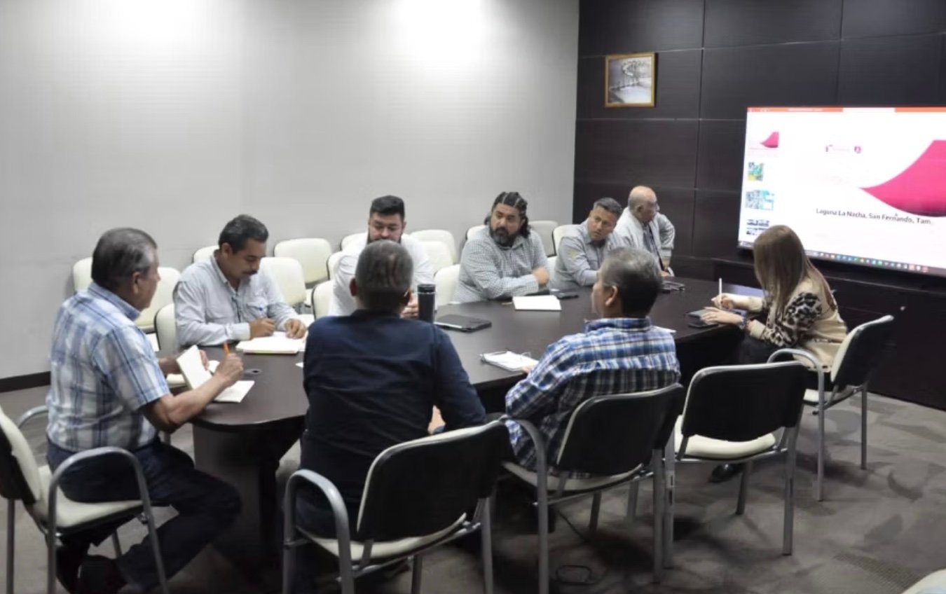 Avanza proyecto de rehabilitación del bordo de la Laguna La Nacha en San Fernando.