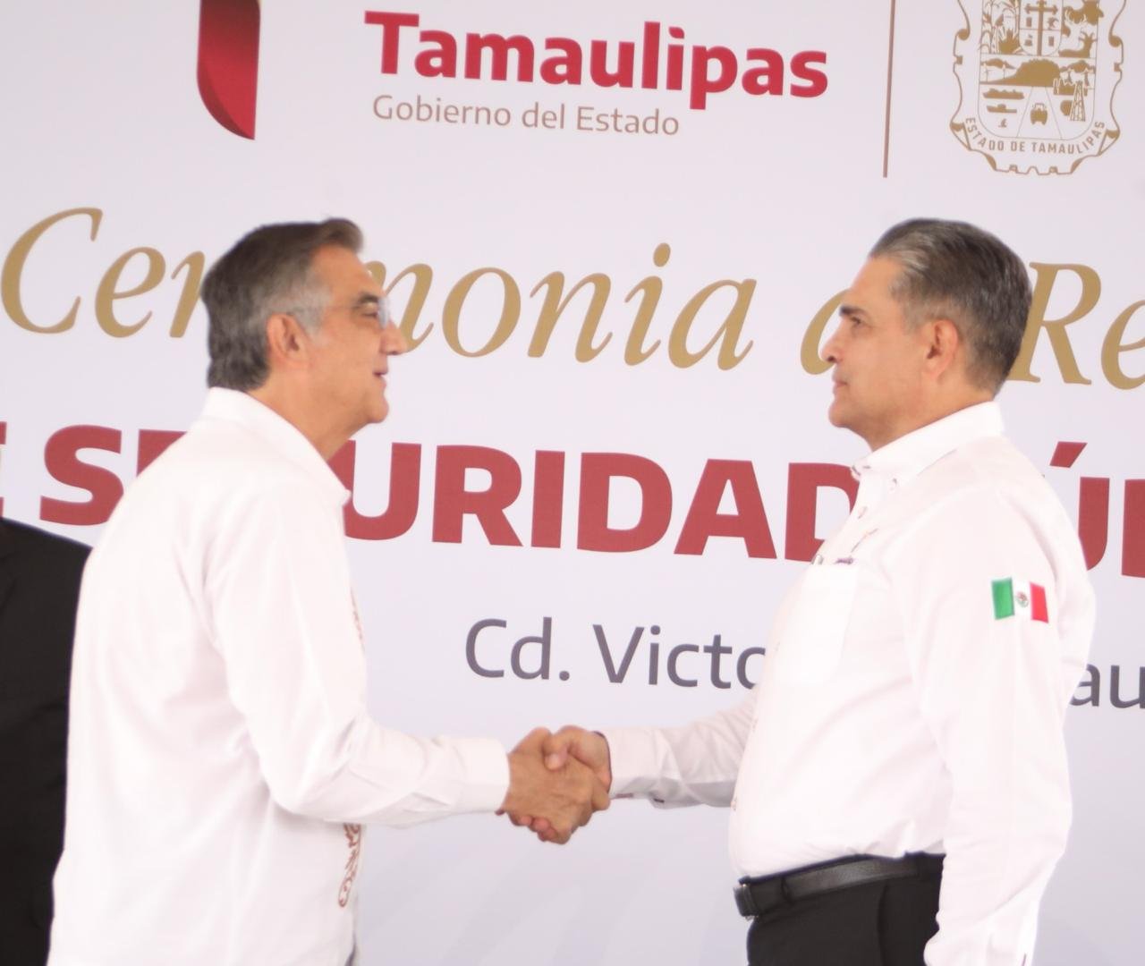 Gobernador Américo Villarreal toma protesta al nuevo secretario de Seguridad Pública de Tamaulipas
