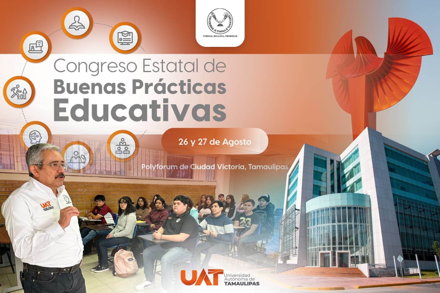Promueve la UAT Congreso Estatal de Buenas Prácticas Educativas 2025 Promueve la UAT Congreso Estatal de Buenas Prácticas Educativas 2025
