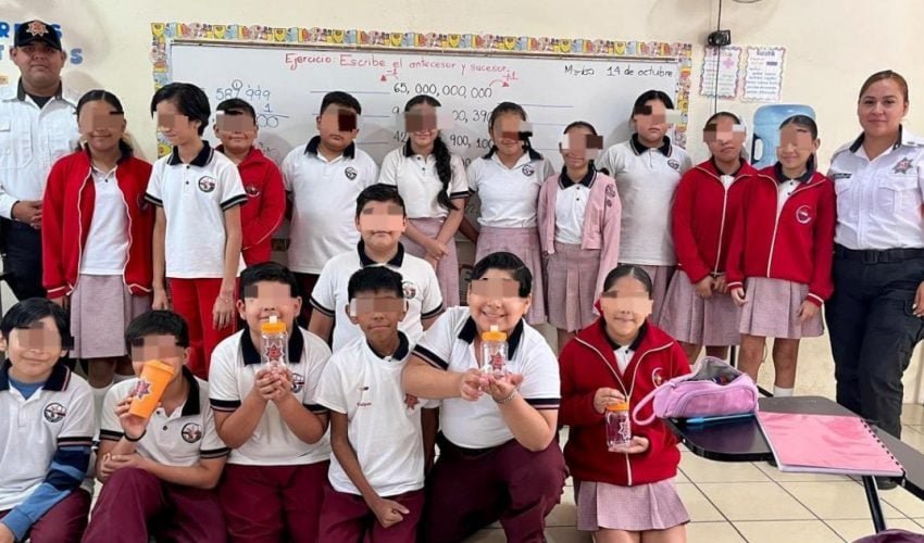 Concientiza Tránsito estatal a niños y niñas victorenses sobre seguridad vial