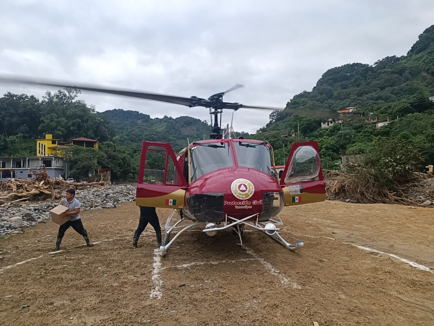 Envía Tamaulipas apoyo a población afectada por lluvias en Veracruz