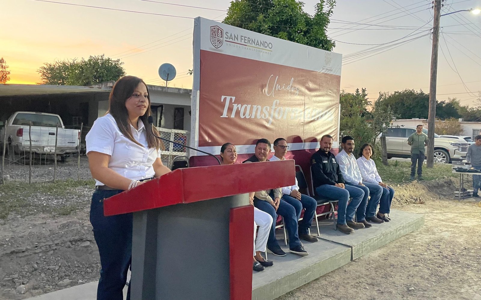 Realiza Gobierno Municipal de San Fernando importante obra de pavimentación en Ampliación Loma Alta tras más de 30 años de espera