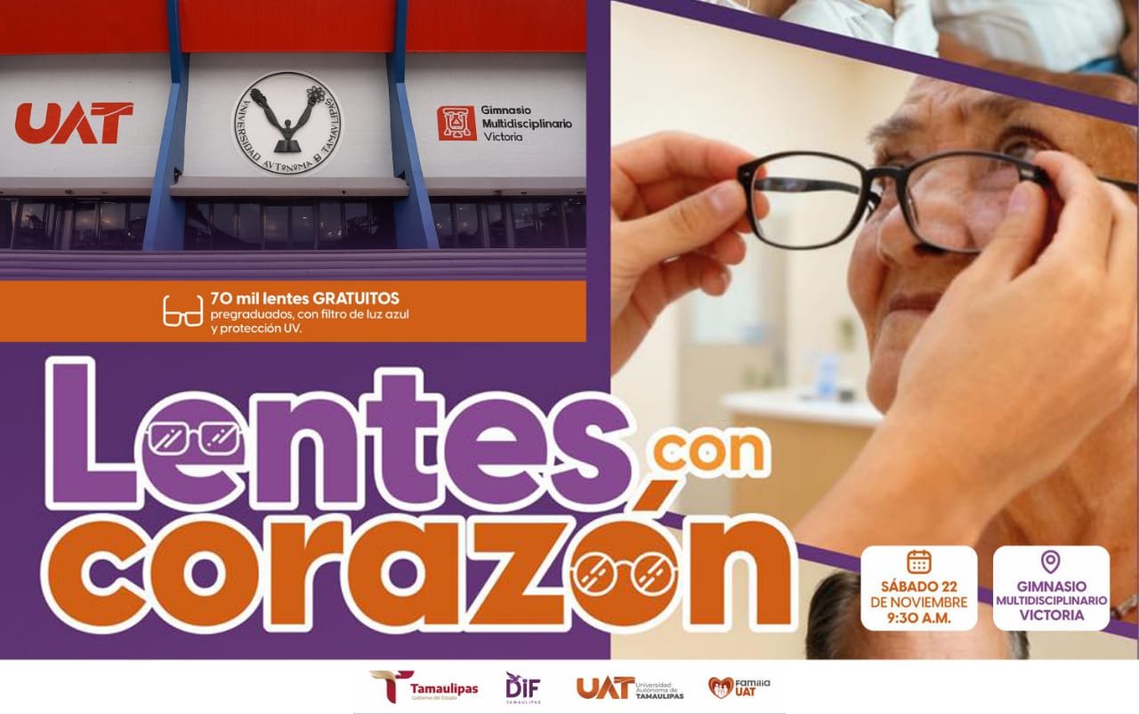 Anuncia la UAT jornada de entrega gratuita de 70 mil lentes Anuncia la UAT jornada de entrega gratuita de 70 mil lentes
