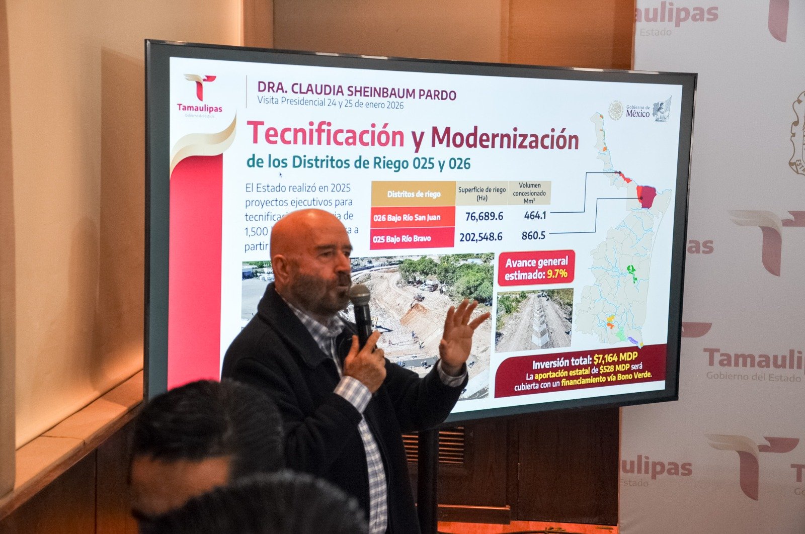 Con coordinación entre Estado y Federación, Tamaulipas registra inversión histórica en  materia hídrica