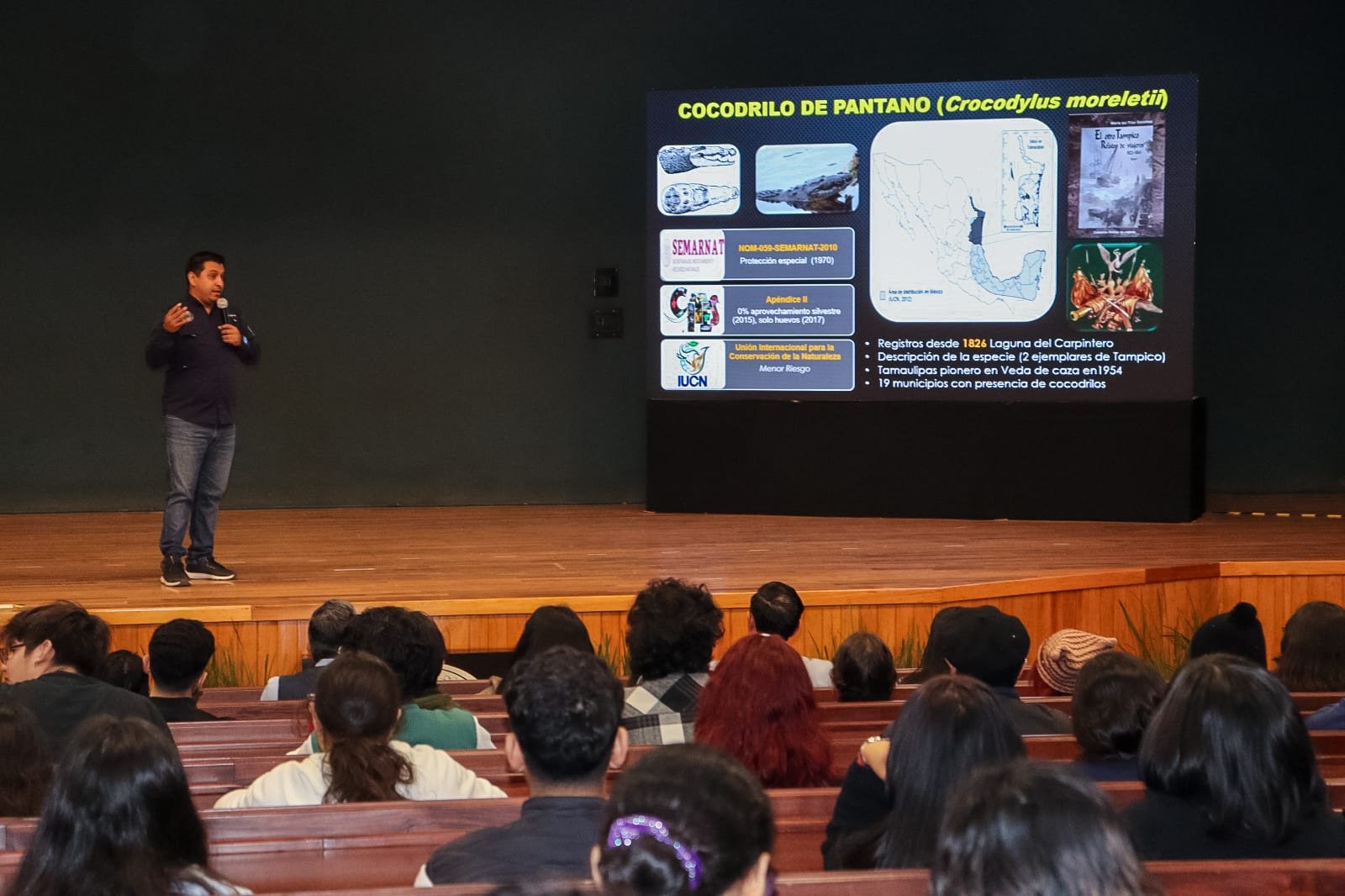 Analiza la UAT interacción humano-cocodrilo en el sur de Tamaulipas