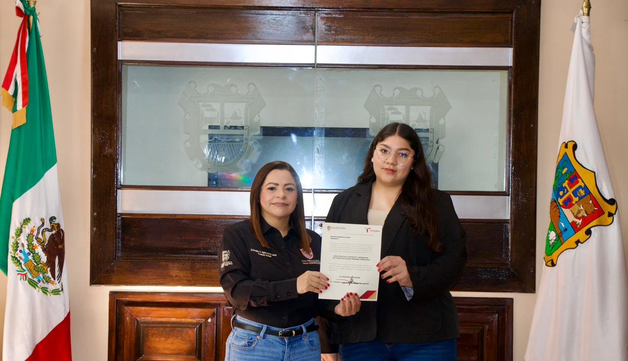 Verónica Aguirre designa a Melanie Barocio en Juventud y Tecnología Verónica Aguirre designa a Melanie Barocio en Juventud y Tecnología