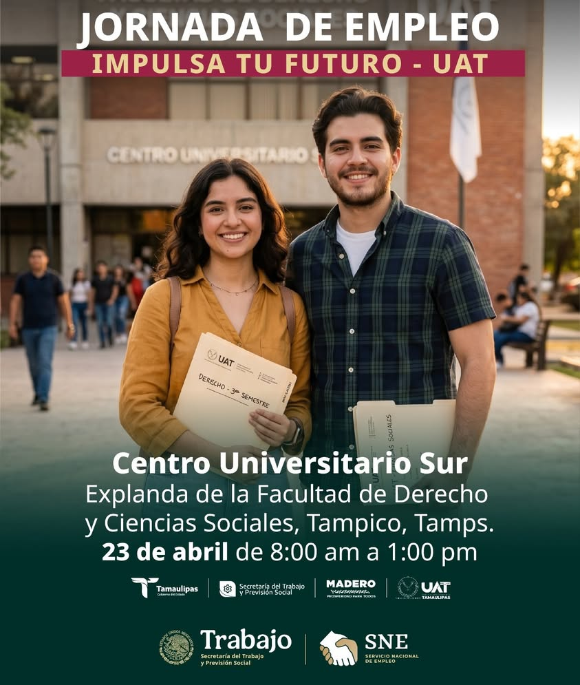 ✅Realizarán Jornada de Empleo “Impulsa tu Futuro” en la Facultad de Derecho y Ciencias Sociales Tampico La Facultad de D…