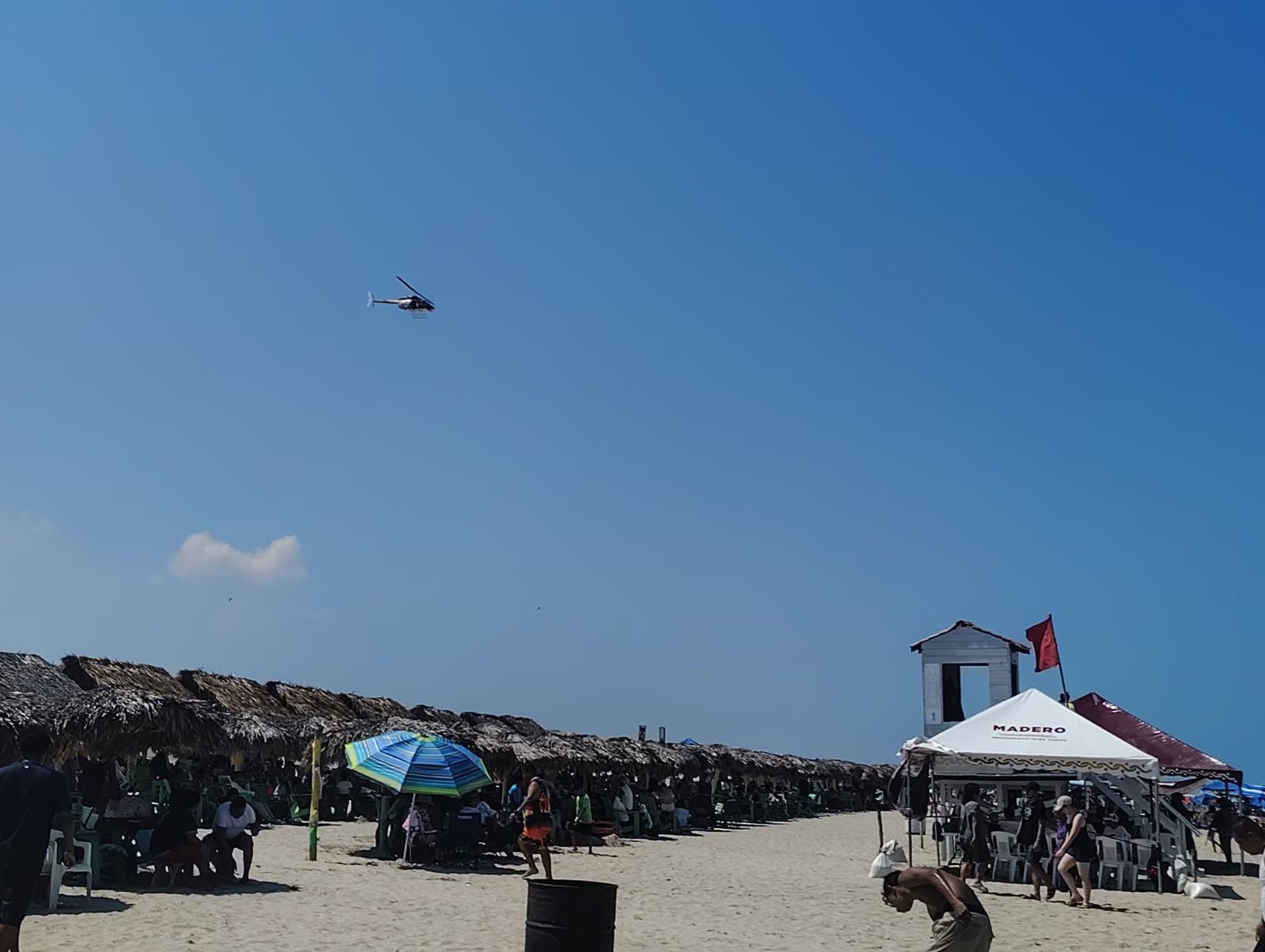 Vigila Agrupamiento Aéreo de la Guardia Estatal  Playa Miramar
