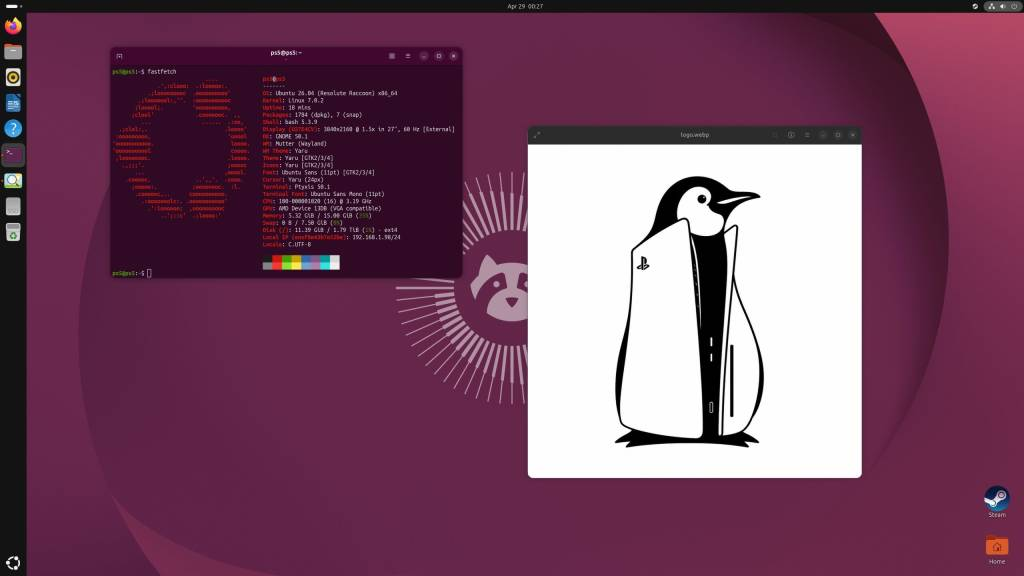 Este mod convierte tu PS5 en un PC con Linux que corre juegos de Steam