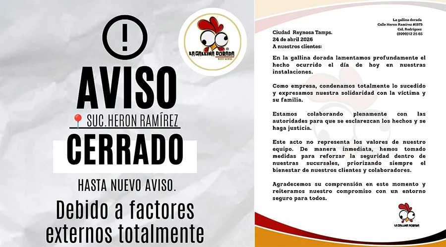 Sucursal de La Gallina Dorada cerrará tras hechos violentos