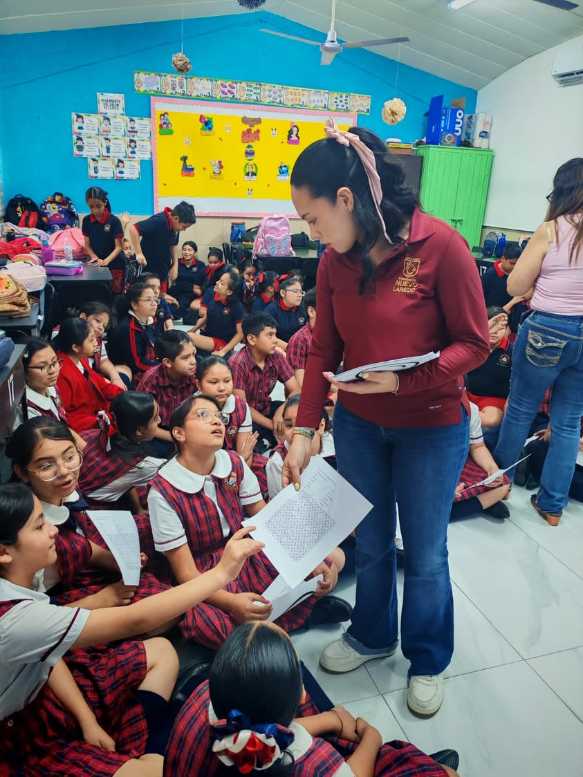 Cuidar el agua es tarea de todos. En la Escuela Primaria Carmen U. de Rendón, mediante CGGA Nuevo Laredo, alumnas y alum…