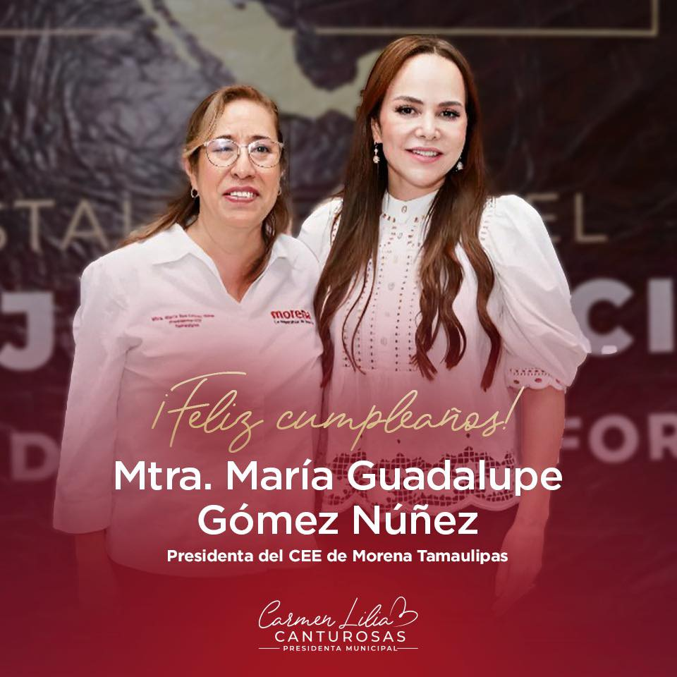 ¡Muchas felicidades Mtra. Lupita Gómez!🎉  Deseo que su vida esté siempre llena de bendiciones y éxitos, le mando un fue…