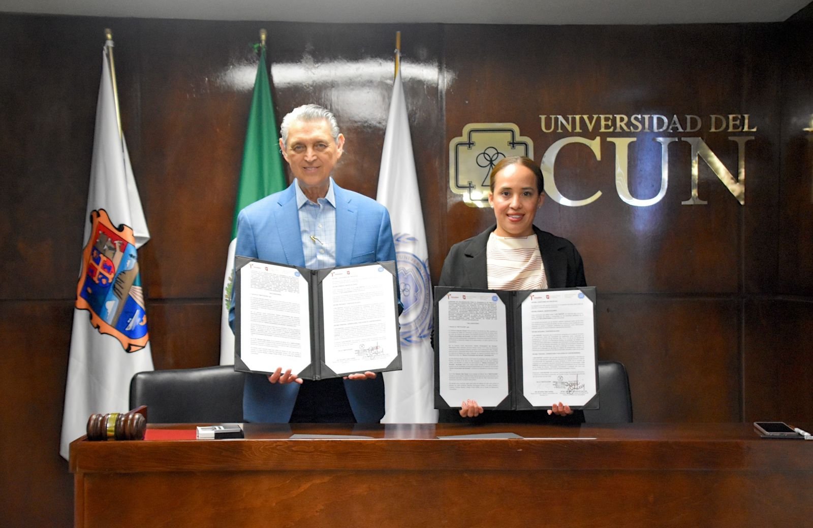 Consolida IDPET y Universidad CUN colaboración académica en Matamoros