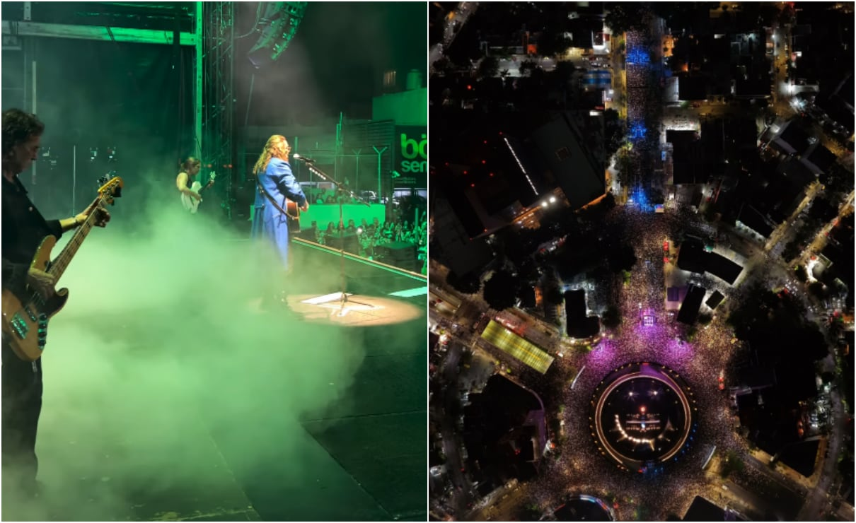 Maná y las 170 mil personas que reunió en su concierto gratuito en Guadalajara Maná y las 170 mil personas que reunió en su concierto gratuito en Guadalajara