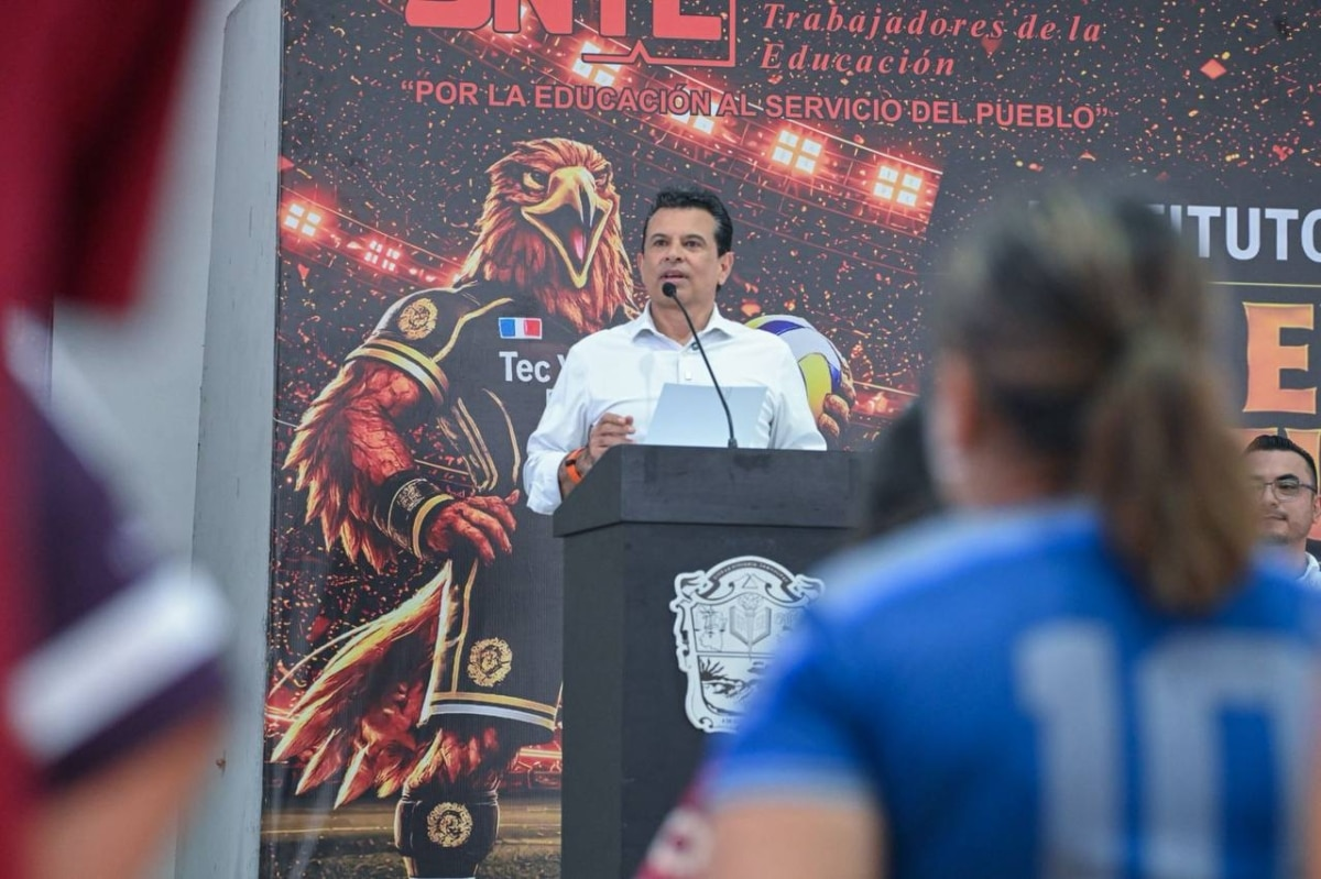 Inaugura alcalde Lalo Gattás evento nacional deportivo del SNTE.