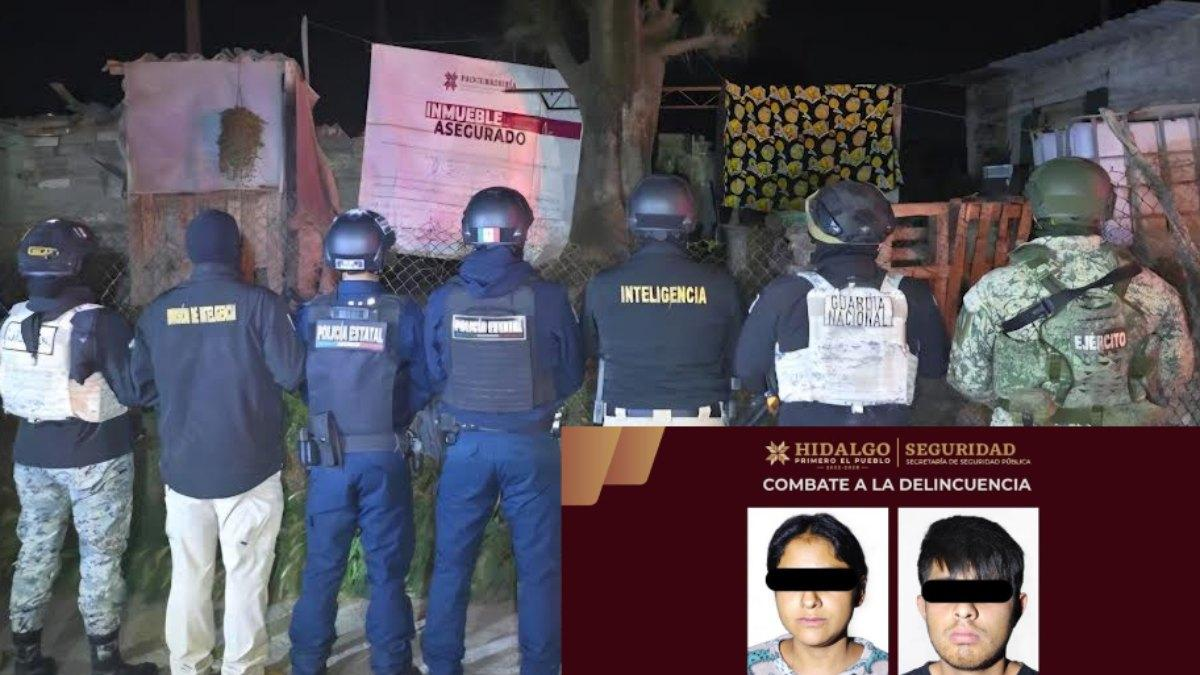 Detienen a pareja y desmantelan punto de narcomenudeo en Tizayuca, Hidalgo Detienen a pareja y desmantelan punto de narcomenudeo en Tizayuca, Hidalgo