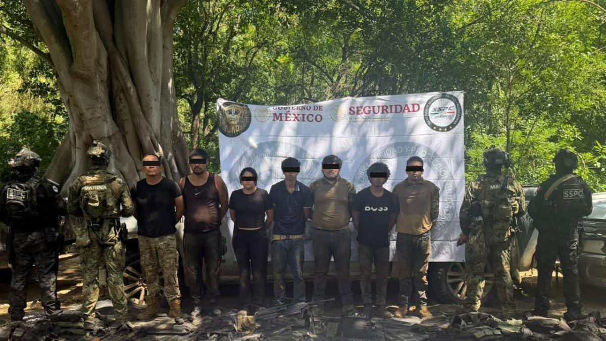 Detienen a nueve presuntos integrantes del Cártel de Sinaloa tras enfrentamiento