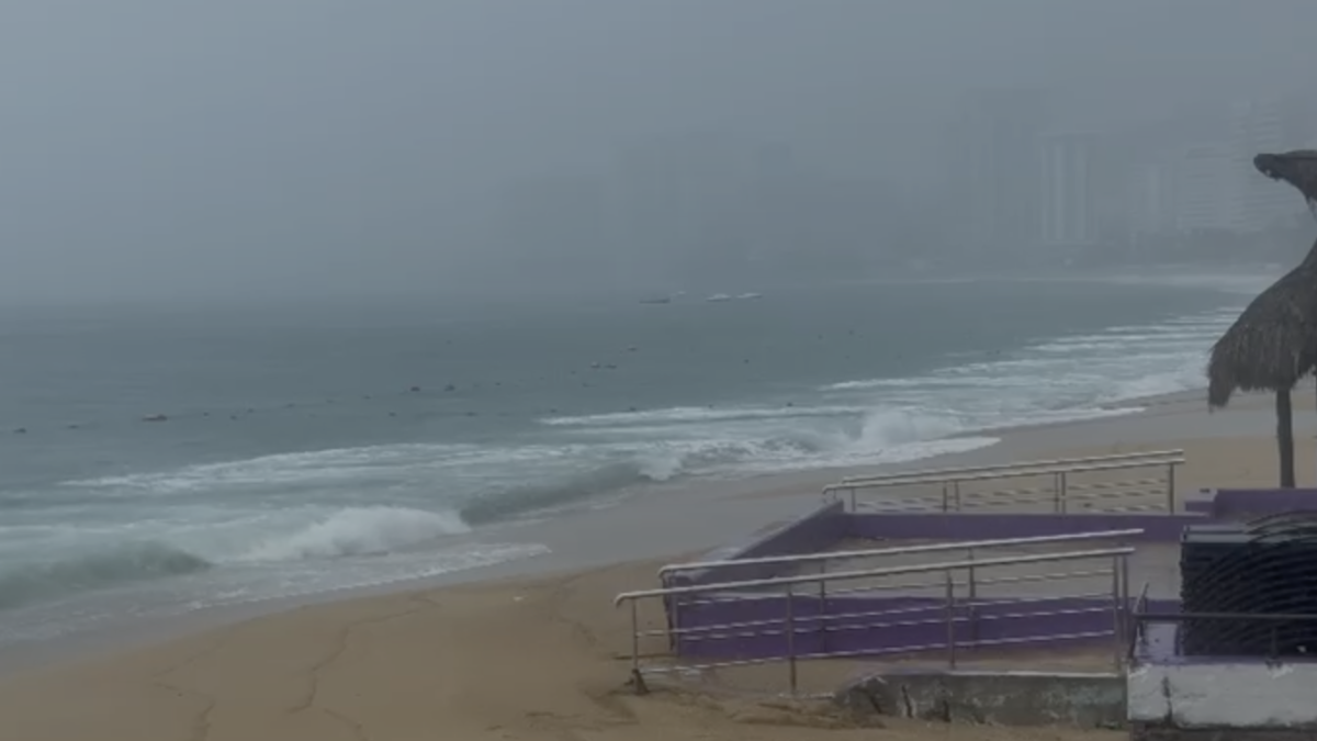 Guerrero registra lluvias y alto oleaje por efectos del huracán Polo este miércoles