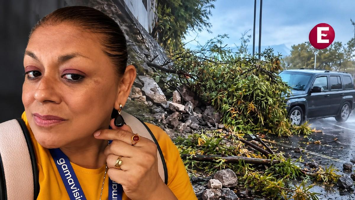 Reporteros atropellados en vivo Monterrey: Morones Prieto