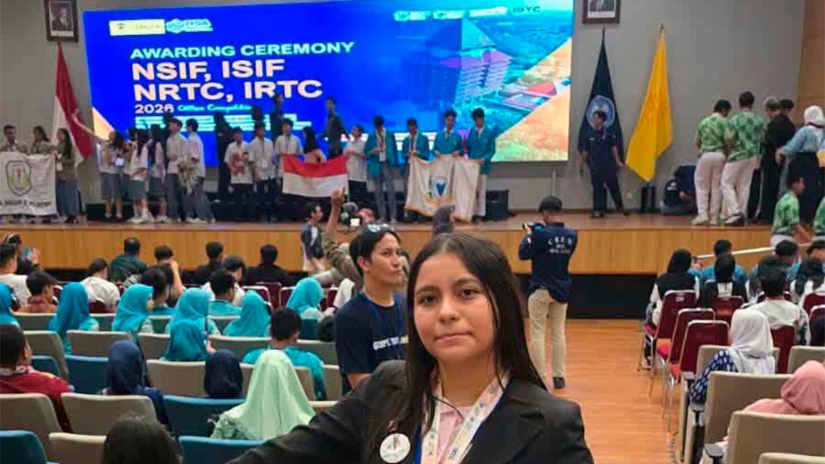 Sheinbaun felicita Ángela Karime Venegas por la medalla de oro en Indonesia con el extintor acústico