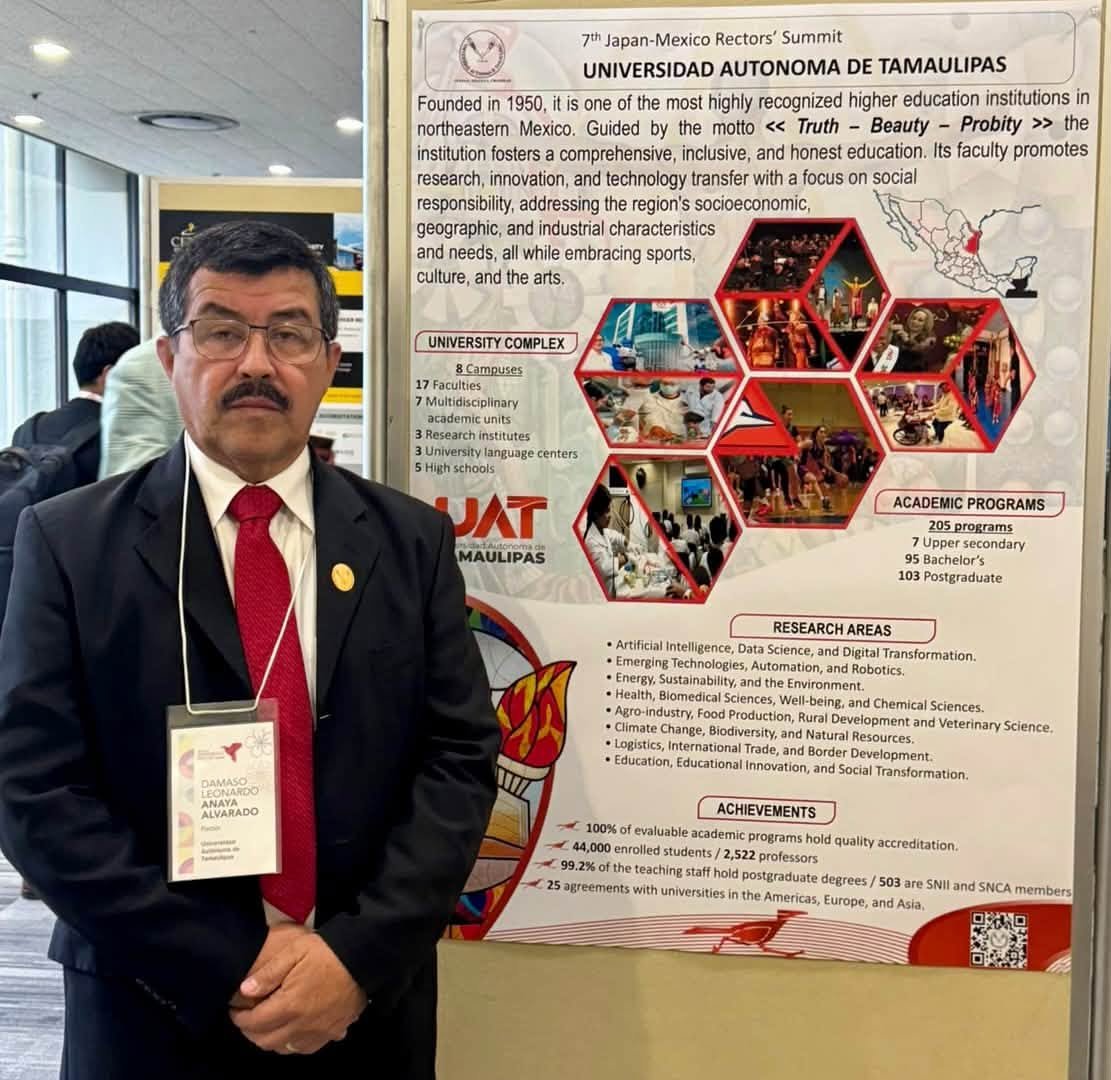 Modera Dámaso Anaya mesa de diálogo de rectores México-Japón Modera Dámaso Anaya mesa de diálogo de rectores México-Japón