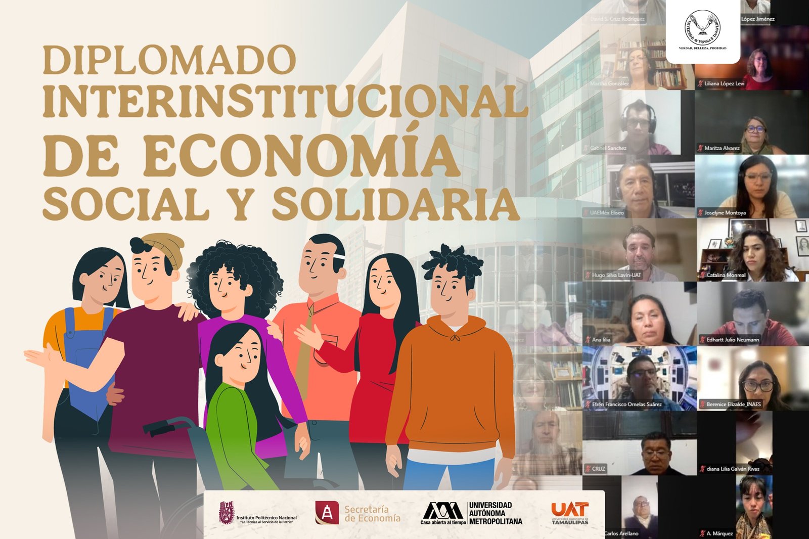 Participa la UAT en el diplomado internacional sobre Economía Social y Solidaria 2026 Participa la UAT en el diplomado internacional sobre Economía Social y Solidaria 2026