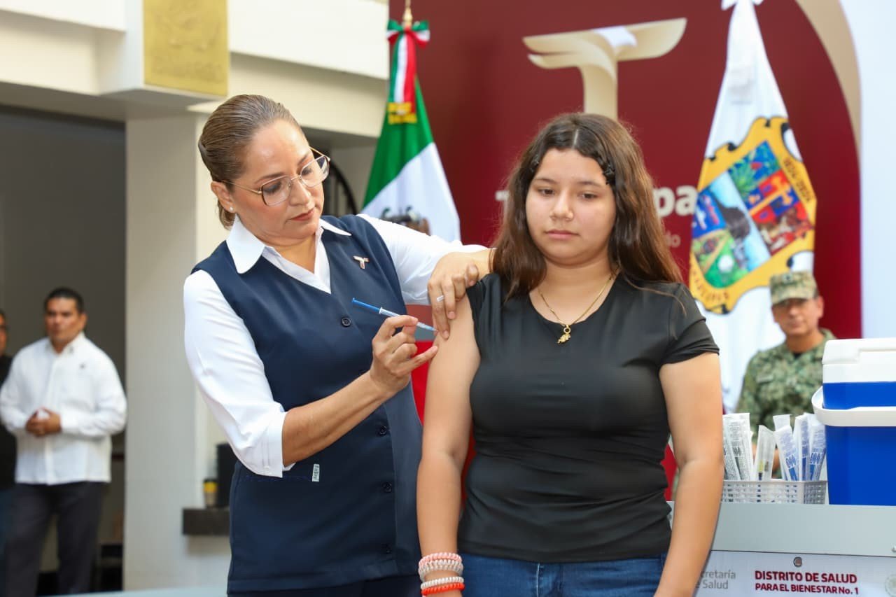 Inicia Gobierno de Tamaulipas, Campaña de Vacunación Invernal 2026-2027